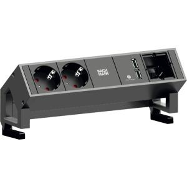 Bachmann DESK 2 - 0,2 m - 2 prises AC