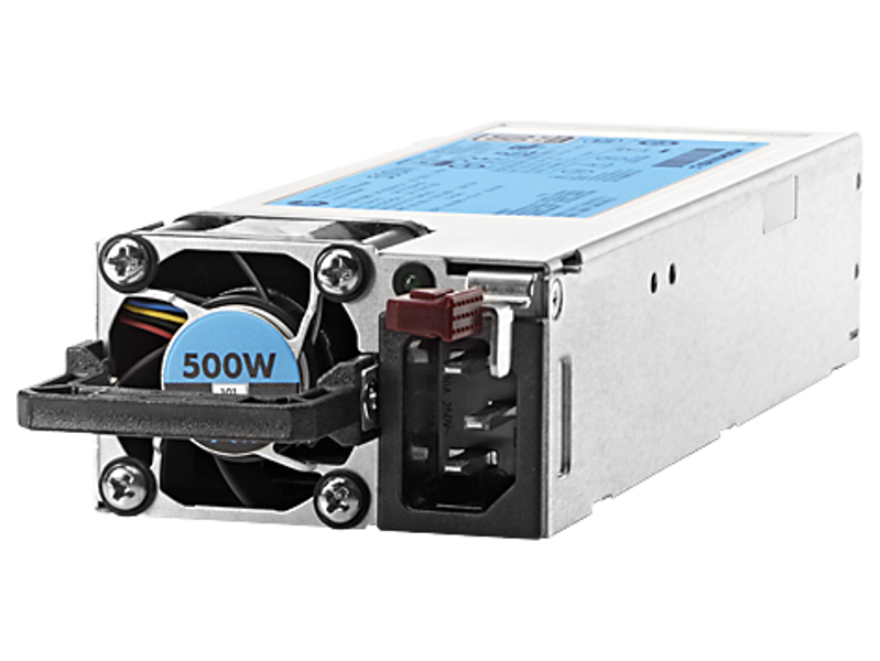 HPE Aruba 500W Flexible Slot Platinum Hot Plug Power Supply 500W Grau (754377-001) - 754377-001