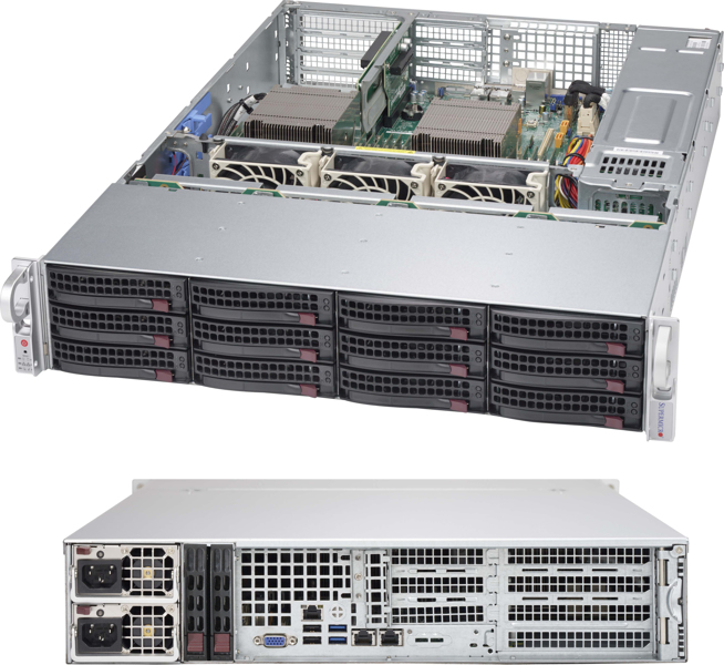 Supermicro SuperChassis 826BAC4-R1K23WB - CSE-826BAC4-R1K23WB