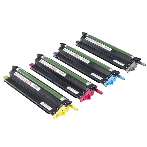 Kit de tambour d'imagerie - Noir, Jaune, Cyan, Magenta - Original - Kit de tambour - pour imprimante laser couleur C3760dn, C3760n, C3765dnf, imprimante laser couleur multifonction C3765dnf