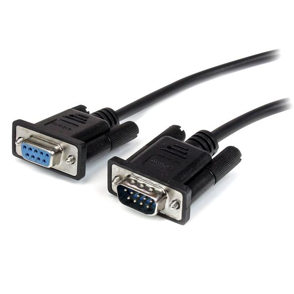 StarTech 3m Serial DB9 RS232 Extension Cable - MXT1003MBK
