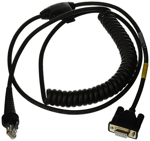 Câble série/alimentation spiralé Honeywell de 3 m