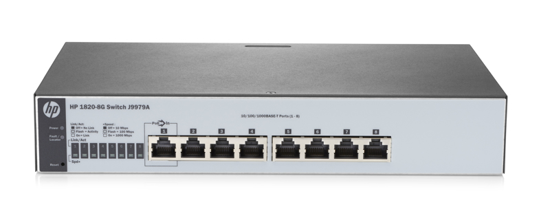 HPE 1820-8G - Commutateur géré