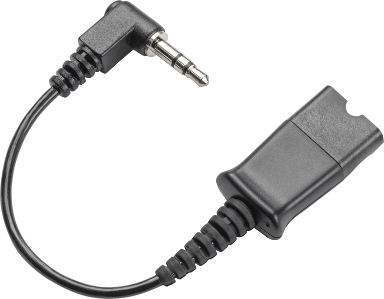POLY - Headset adapter - Quick Disconnect (M) - Mini-Phone 3.5 mm (M) (40845-01)