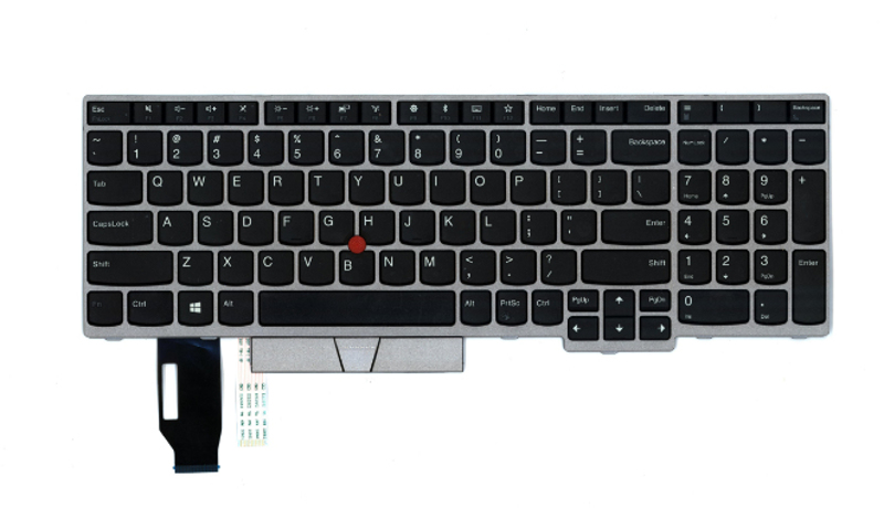 Keyb T590/L580/E580/E590/P52/P72 DK - SILVER