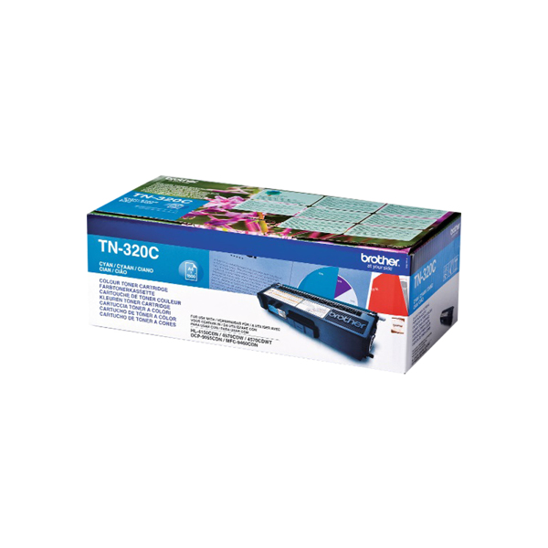 Brother TN320C - Cyan - original