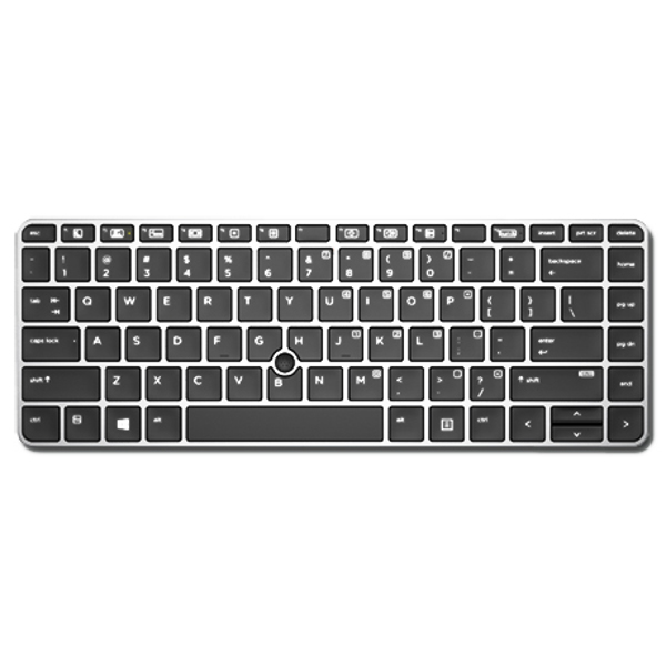 Clavier de confidentialité rétroéclairé HP Allemagne EliteBook 840 G3