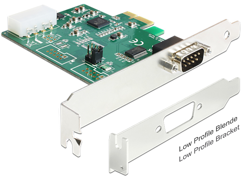 Carte PCIe Delock > 1 x série RS-232 haute vitesse 921K