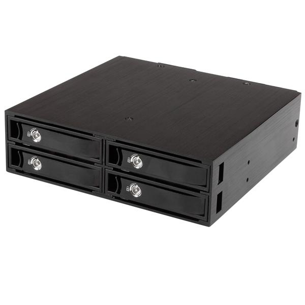 StarTech 4-bay mobile rack backplane for 2.5" SATA/SAS drives - storage enclosure - 4 bays (SATA-600 / SAS-2) - 0 x (SATSASBP425) - SATSASBP425