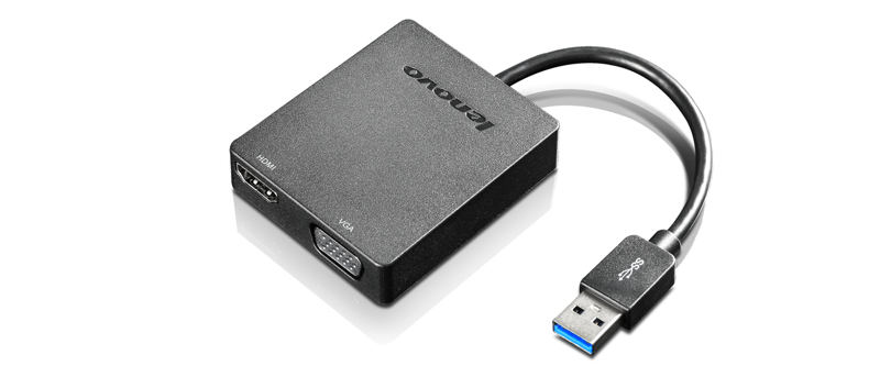 Adaptateur universel Lenovo USB 3.0 vers VGA/HDMI