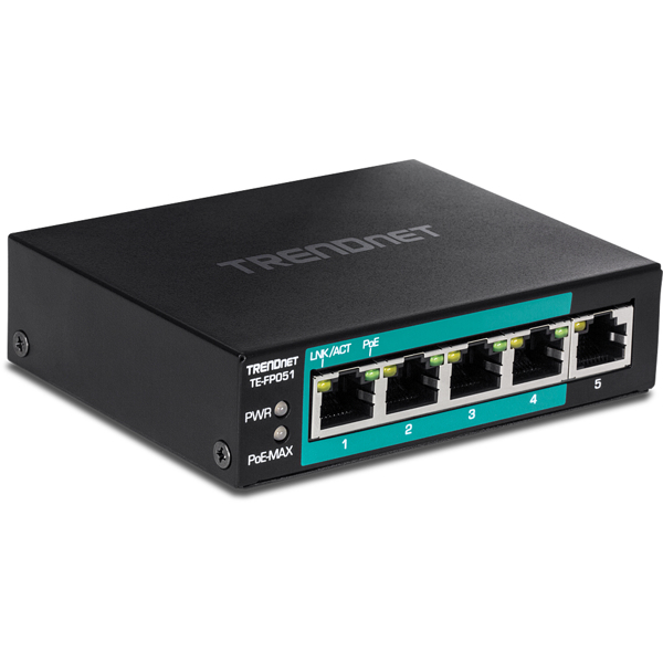 TRENDnet TE-FP051 - Unmanaged Switch - TE-FP051