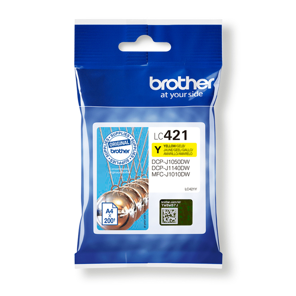 Brother LC421Y - Yellow - original - LC421Y