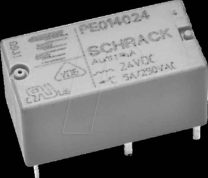 CommScope PE014024 PCB relay 24 V/DC 5 A 1 changeover contact 1 pc.