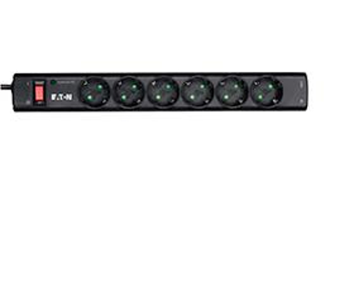 Parasurtenseur Eaton Protection Strip PS6TD 2500 W noir