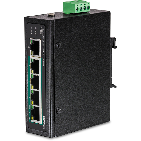 TRENDnet TI-PE50 - Commutateur sur rail DIN non géré
