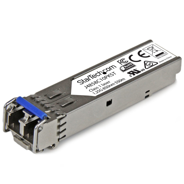 Émetteur-récepteur SFP Gigabit fibre StarTech HP J4859C, paquet de 10