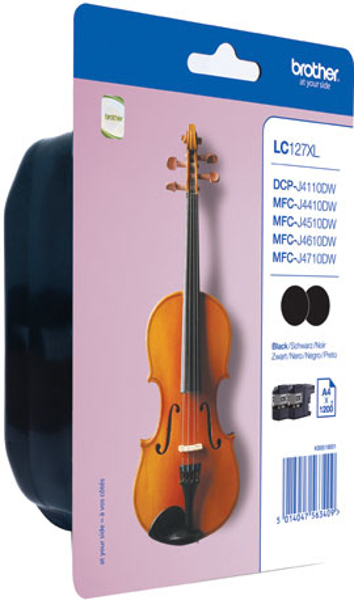 Brother LC127XLBK paquet double - paquet de 2