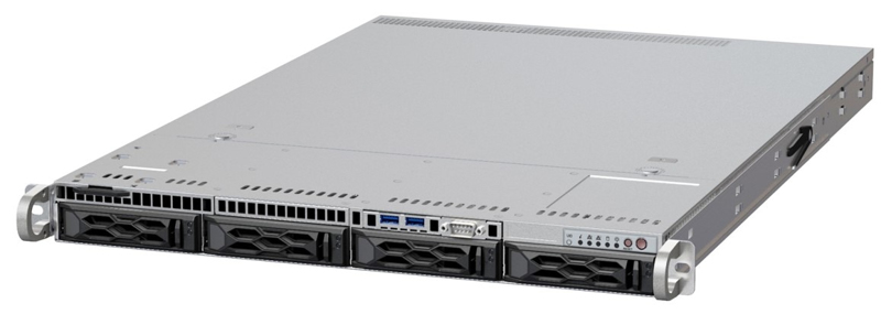 Supermicro Serveur Geh 1U/1x500W/4x3.5" LA15TQC-R504W - Boîtier - ATX