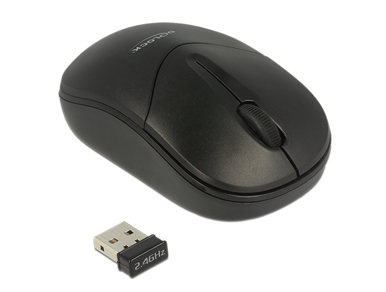 Mouse Delock optical 3-button mini mouse 2.4 GHz - 12494