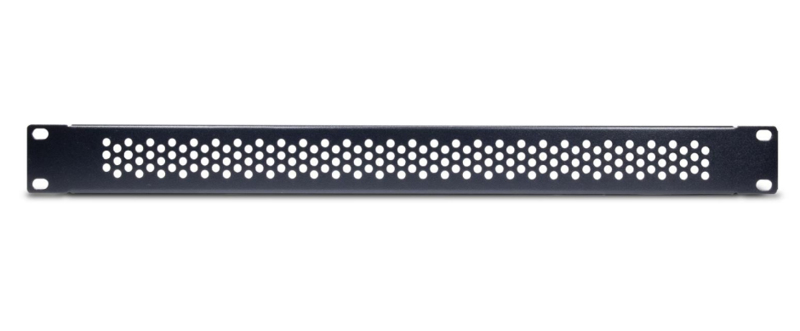 Panneau perforé Inter-Tech IPC 19" 1U 45 x 482 x 11 mm, RAL 9005