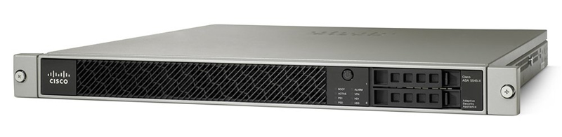 Cisco ASA 5545-X with FirePOWER Services, 8GE, AC, 3DES/AES, 2SSD