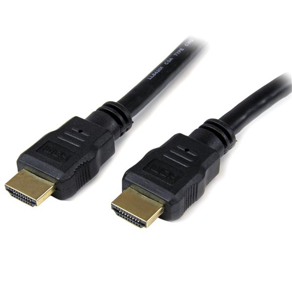 StarTech 0.5m High Speed ​​HDMI Cable - Ultra HD 4k x 2k HDMI Cable - HDMI to HDMI M/M - 0.5 m - HDMI Type A (Standard) - HDMI Type A (Standard) - Black - HDMM50CM