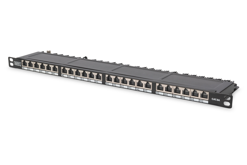 Panneau DIGITUS DN-91624S-SL-SH Cat6 24 ports