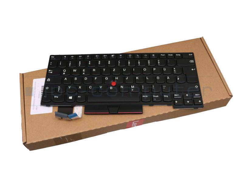 SN20V44095 Tastatur DE (deutsch) Svart/Svart mit Mouse-Stick