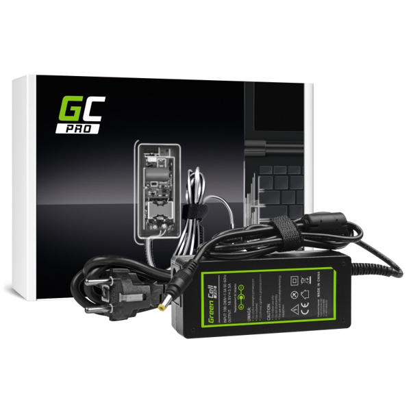 Chargeur pour ordinateur portable Green Cell AD11P 100-240 V 65 W