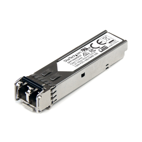 StarTech 1000Base-SX - Gigabit Transceiver - LC Fiber - MSA Compliant - 550.0m- Gigabit SFP Module - Multi Mode SFPMSA Compliant Gigabit Fiber SFP Transceiver Module - 1000Base-SX - MM LC - 550.0m SFP (Mini-GBIC) Transceiver Module - Gigabit Ethernet - 1000 - SFP1000SXST