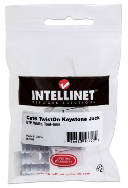 Prise Keystone Cat6 TwistOn - Prise Keystone