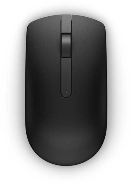 Dell KM636 - Standard - Wireless - RF Wireless - QWERTY - Black - Mouse included - 580-ADFZ