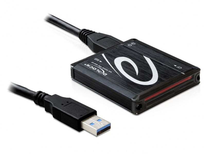 Delock USB 3.0 Card Reader All in 1 - card reader - 91704