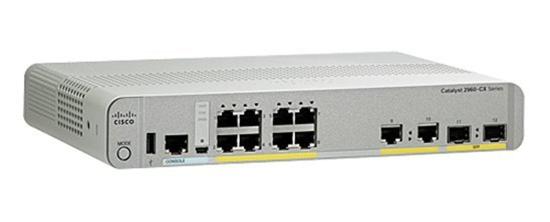 Catalyst 2960CX-8PC-L Switch Managed PoE+ (124 W) - WS-C2960CX-8PC-L