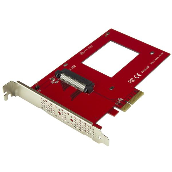 StarTech U.2 TO PCIE ADAPTER FOR 2.5 U.2 NVME SSD - SFF-8639 - X4 PCI EXPRESS 3.0 - INTERFACE ADAPTER - ULTRA M.2 CARD - PCIE 3.0 X4 - PEX4SFF8639