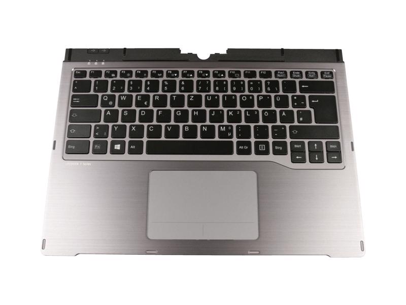 Fujitsu toppdeksel avec noir/solv bacgrunnsbelyst tastatur 38047370