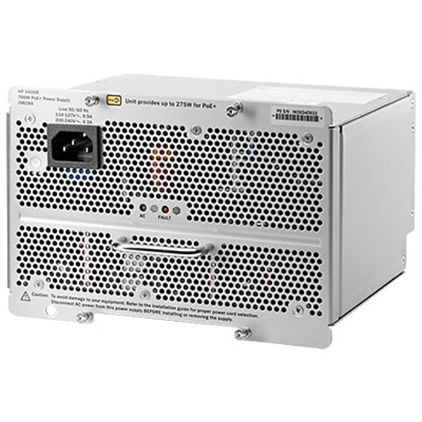 HPE - Power supply - 700 Watt - Europa - for HP 5406R, 5406R zl2, 5412R, 5412R zl2 (J9828A#ABB) - J9828A