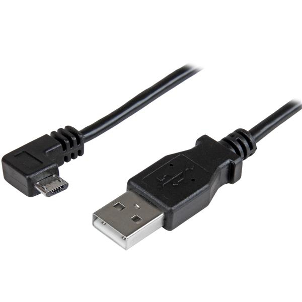 Câble de charge/synchronisation micro-USB StarTech à angle droit (2 m)