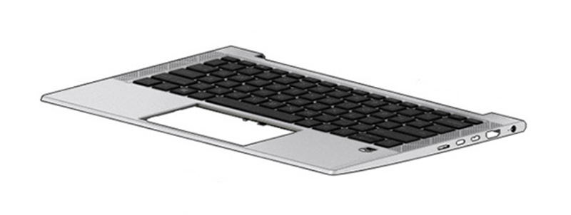 HP SPS-TOP CVR W/KBDPM CP BL SR R