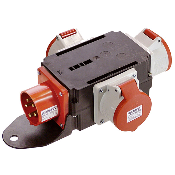 Bachmann CEE-Adapter CEE 400 V/16 A 3x16A 5p400V IP44