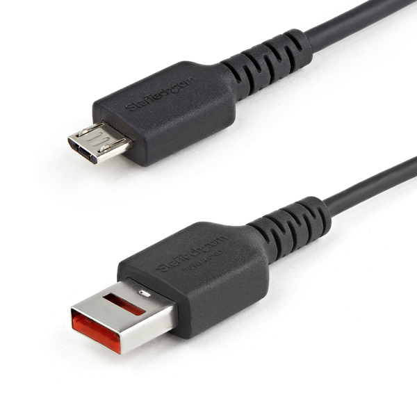 1m Secure Charging Cable USB-A to Micro USB - USBSCHAU1M