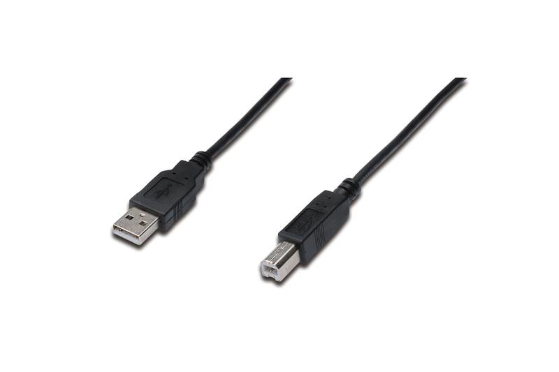 DIGITUS USB 2.0 AB Kabel 1,8m - DK-300105-018-S
