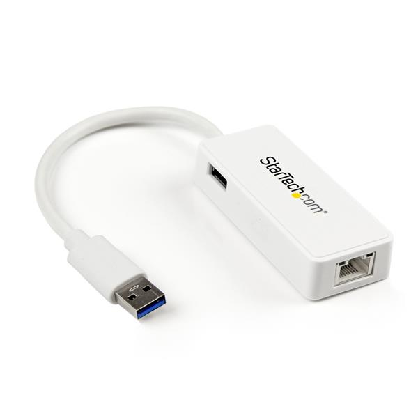 Adaptateur StarTech USB 3.0 SuperSpeed vers Gigabit Ethernet Blanc