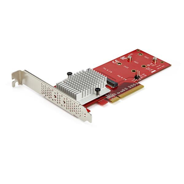 Adaptateur SSD StarTech x8 double M.2 PCIe conforme TAA