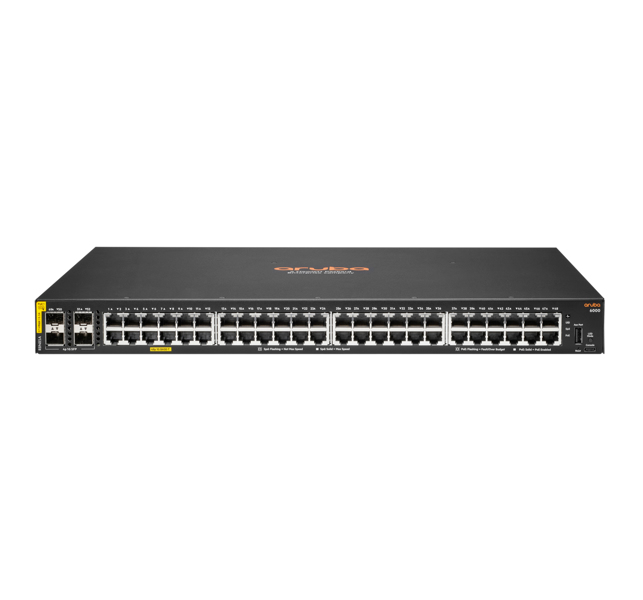 HPE Aruba 6000 48G Class4 PoE 4SFP 370W Managed L3 - R8N85A