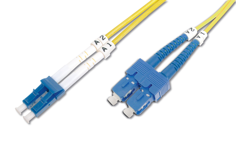 Câble fibre DIGITUS LC/SC
