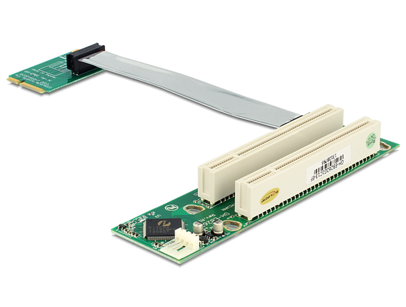Delock 41355 - Carte riser Mini-PCI-Express - 2x PCI