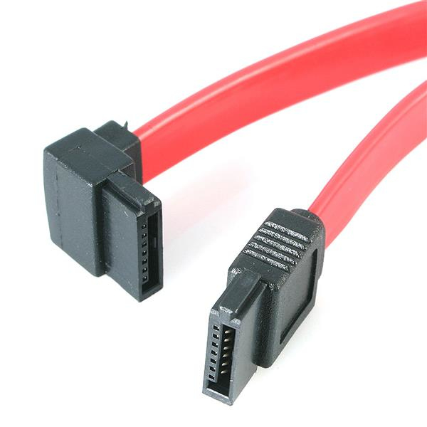 StarTech 18in SATA to Left Angle SATA Cable - SATA18LA1