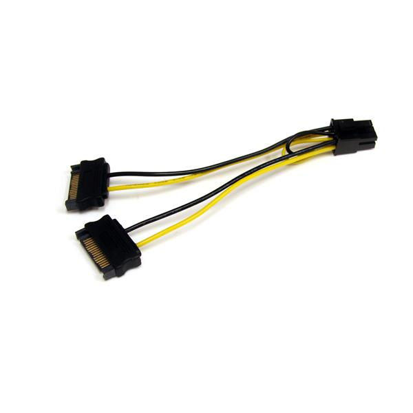 StarTech SATPCIEXADAP SATA to 6-pin PCIe Power Cable - SATPCIEXADAP