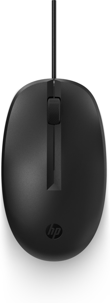 Souris USB filaire HP 125 noire